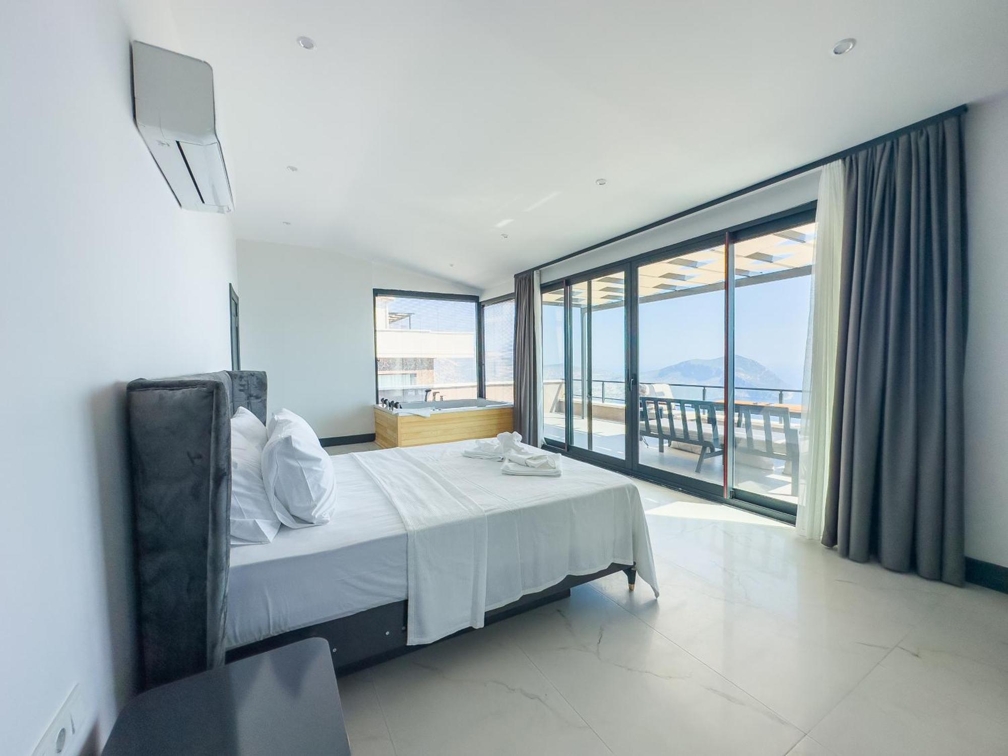 Kalkan Luxury With Panoramic Sea View Villa *