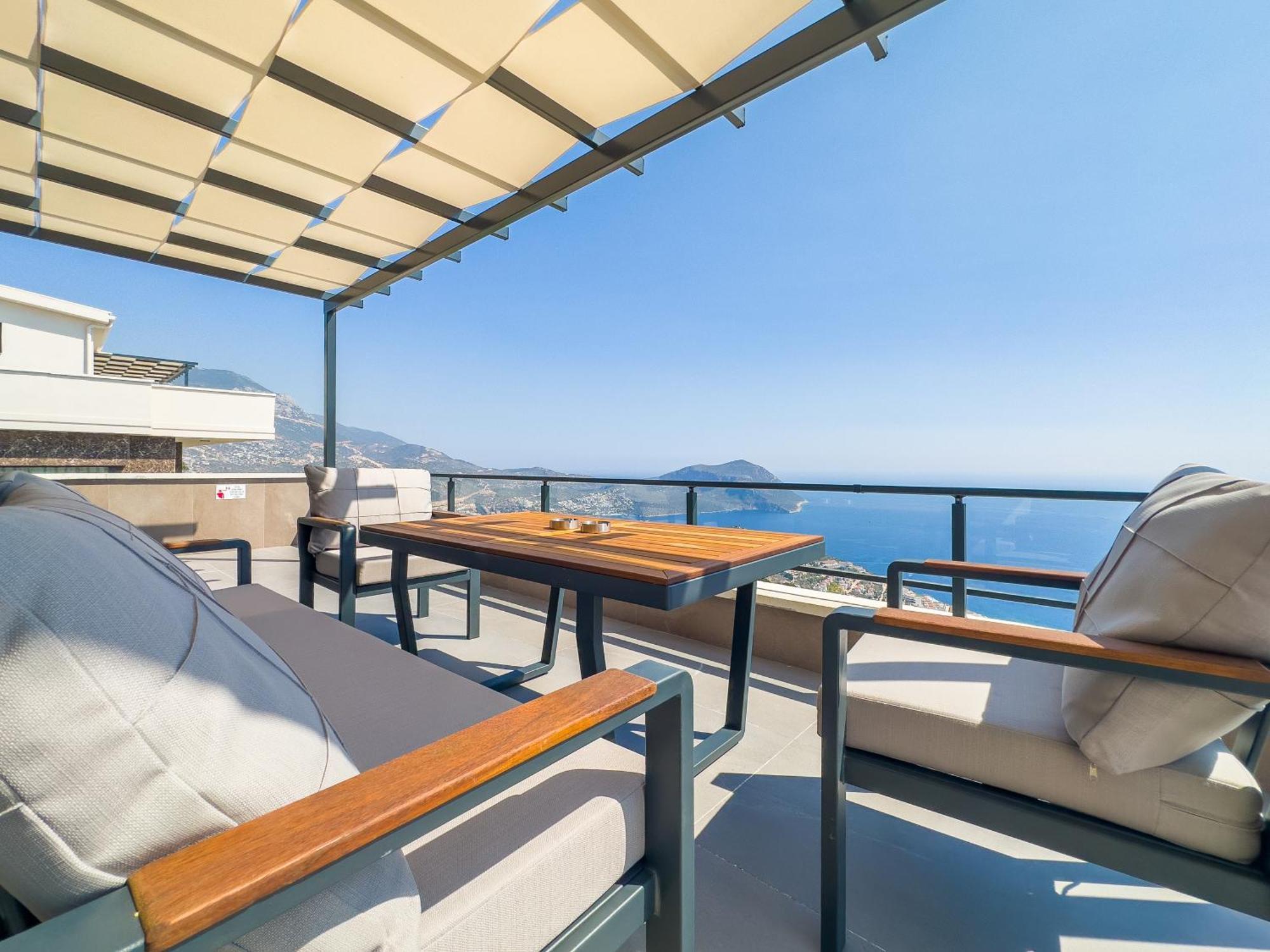 Kalkan Luxury With Panoramic Sea View Villa