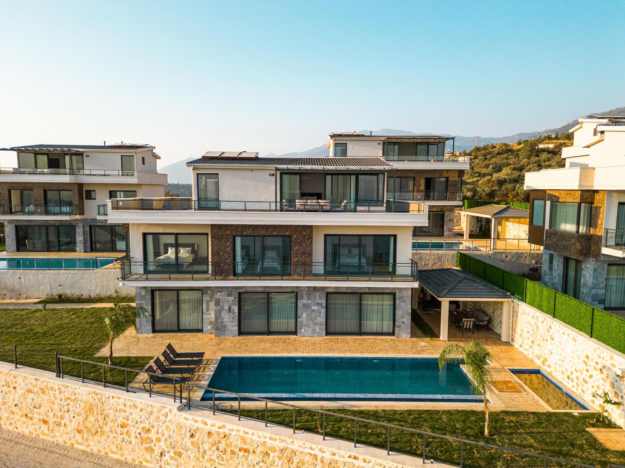 Kalkan Luxury With Panoramic Sea View Villa Kas